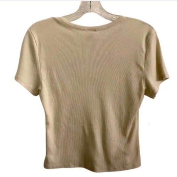 AE Dolly Parton Baby Doll Ribbed Band Tee L - Picture 4 of 7